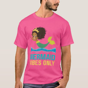 T-shirt Vibes De Sirène Seulement Hommes Femmes Enfants En