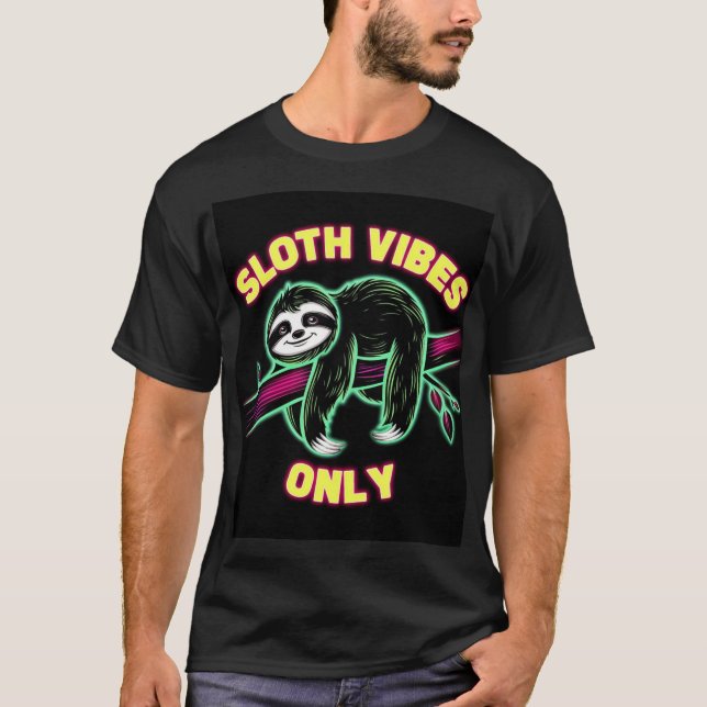 T-shirt Vibes de Sloth uniquement Graphic Tee (Devant)
