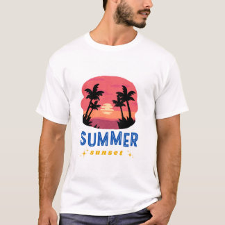 T-shirt Vibes de soleil d'été