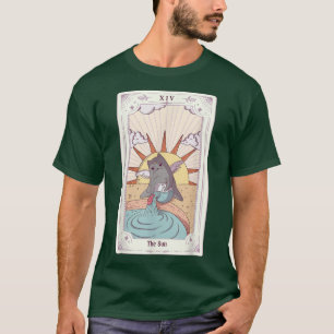 T-shirt Vibes de sorcière mystique céleste Phas spirituels