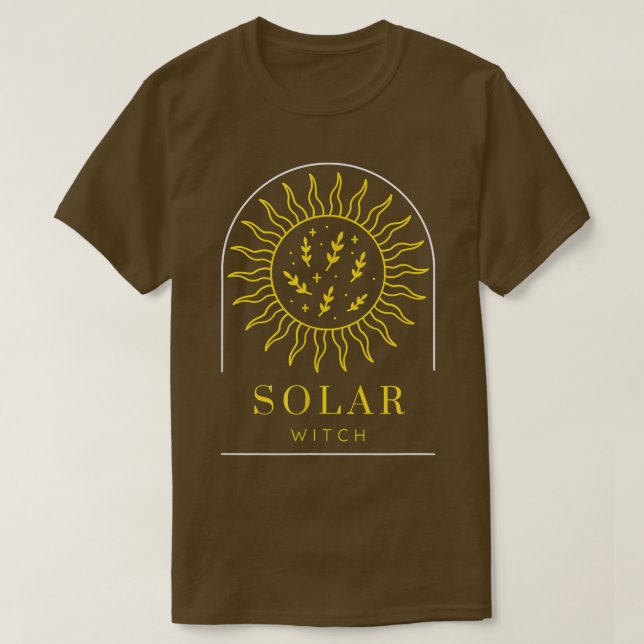 T-shirt Vibes de sorcière solaire esthétique  (Design devant)