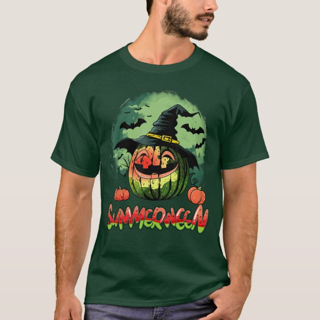 T-shirt Vibes de Summerween Glace Sucrée Pastèque Été (Devant)