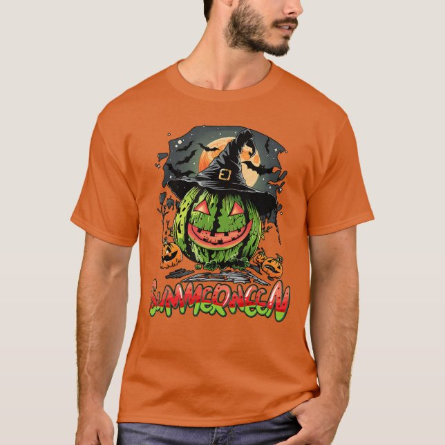 T-shirt Vibes de Summerween Glace Sucrée Pastèque Été (Devant)