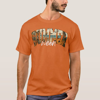 T-shirt Vibes de Summerween Plage de Fantômes Effrayants H