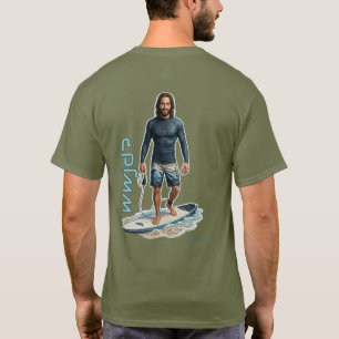 T-shirt Vibes de surfeur WWJD, Jésus au quotidien, Sauveur