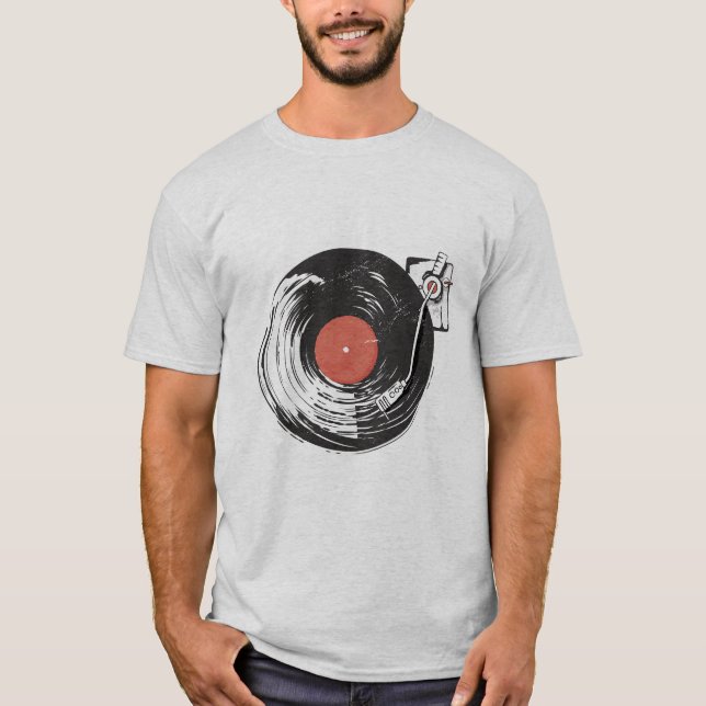 T-shirt Vibes de vinyle (Devant)