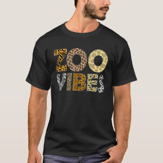 T-shirt Vibes de zoo imprimé animal léopard safari faune a