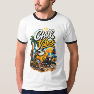 T-shirt Vibes Décontractées – Conception de bonnes vibes t
