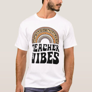 T-shirt Vibes D'Enseignant Premier Jour Retour À L'École L