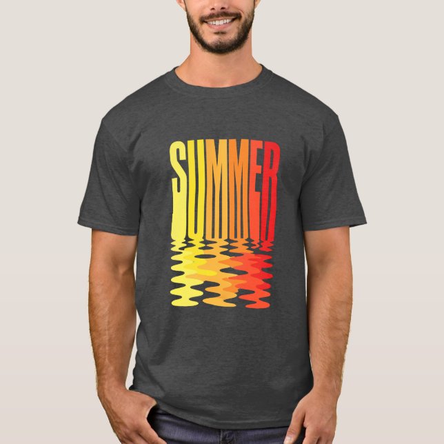 T-shirt Vibes d'été (Devant)