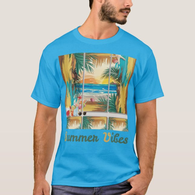 T-shirt Vibes d'été (Devant)