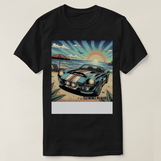 T-shirt Vibes d'été (Design devant)