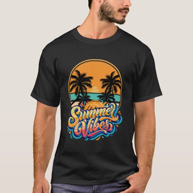 T-shirt Vibes d'été (Devant)