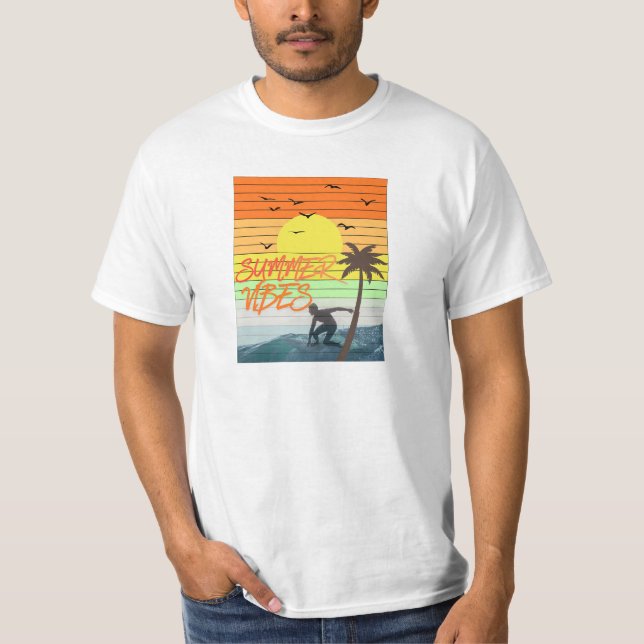 T-shirt Vibes d'été (Devant)