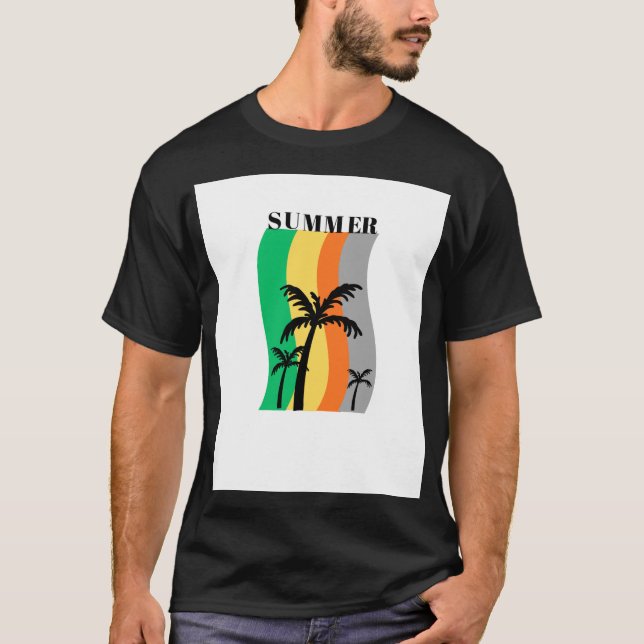 T-shirt Vibes d'été (Devant)