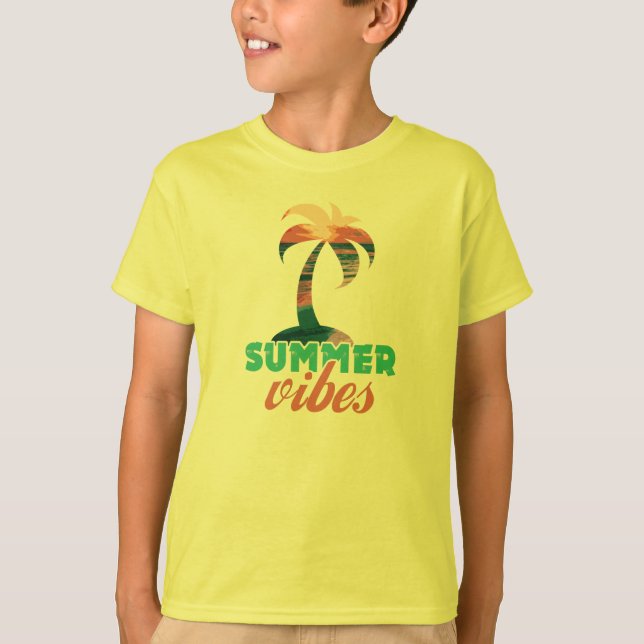 T-shirt Vibes d'été (Devant)
