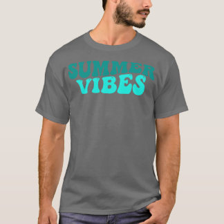 T-shirt Vibes d'été Amusants Summer Beach Sand Surf Citati