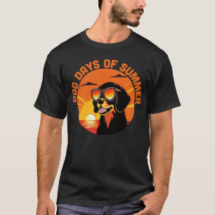 T-shirt Vibes d'été : Obtenez "Les jours de chien de l'été