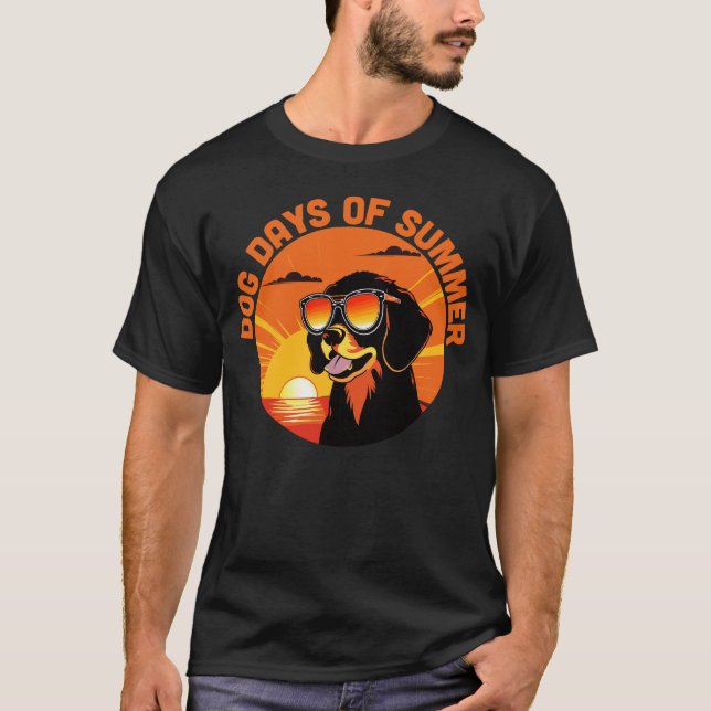 T-shirt Vibes d'été : Obtenez "Les jours de chien de l'été (Devant)