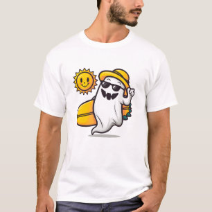 T-shirt Vibes d'été : Un fantôme d'été mignon et Éffrayant