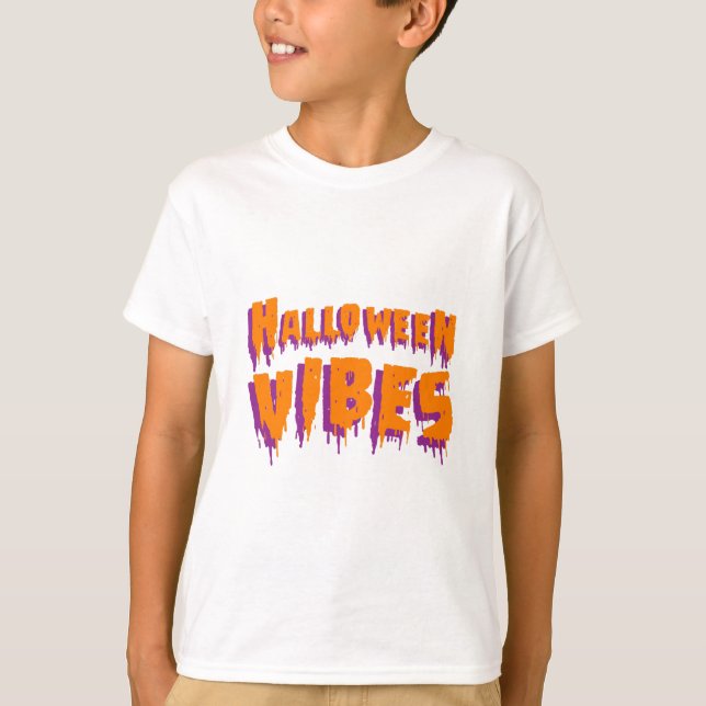 T-shirt Vibes d'Halloween (Devant)