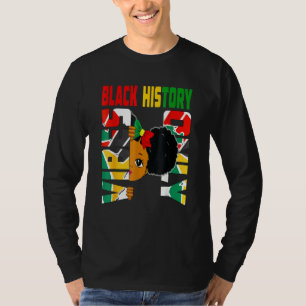 T-shirt Vibes d'histoire noire Uniquement Melanin Princess
