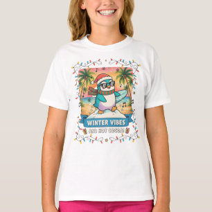 T-shirt Vibes d'hiver et cacao chaud