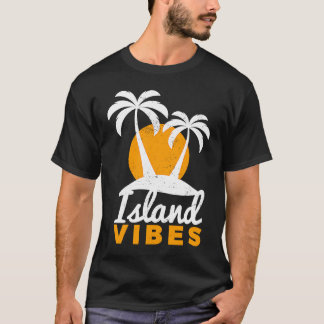 T-shirt Vibes d'île pour vos vacances tropicales de plage