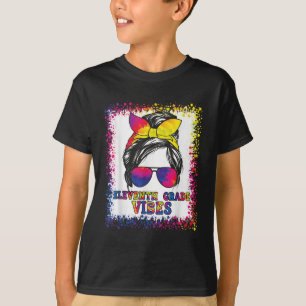 T-shirt Vibes drôles de 11e année Chignon désordonné Retou