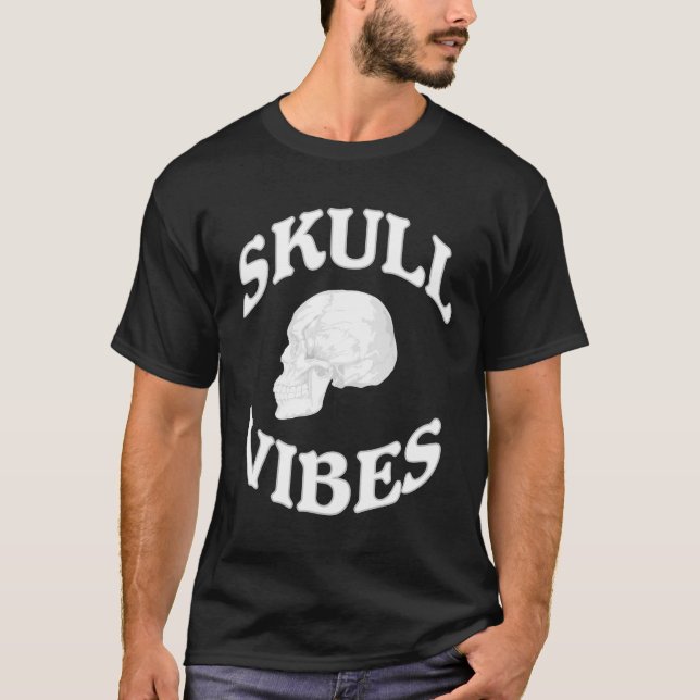T-shirt Vibes du crâne (Devant)