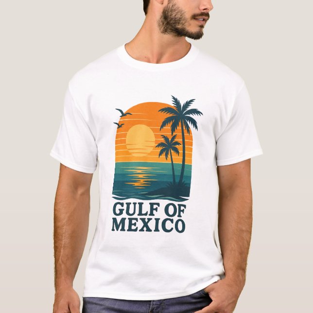 T-shirt Vibes du golfe du Mexique (Devant)