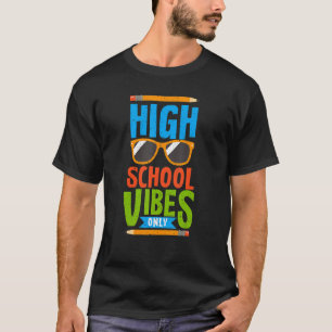 T-shirt Vibes Du Premier Jour De L'École Secondaire Seulem