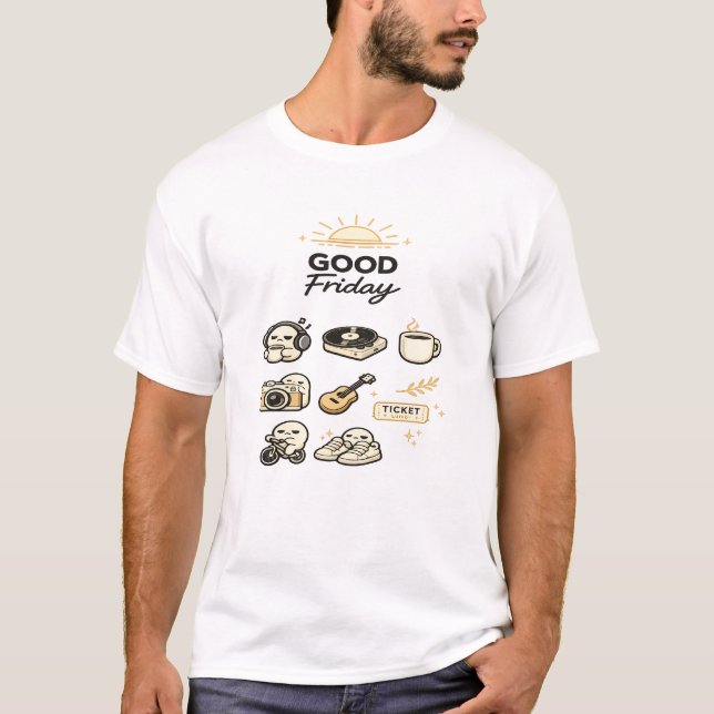 T-shirt Vibes du week-end du Vendredi saint (Devant)
