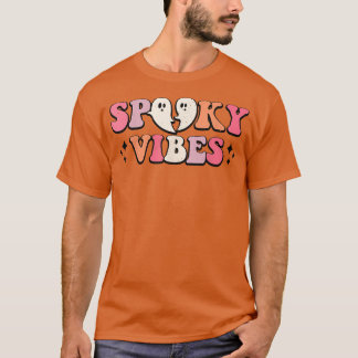 T-shirt Vibes éffrayantes Cute Halloween Hot Ghoul Vibes f