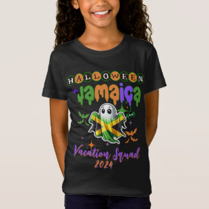 T-Shirt Vibes éffrayantes en Jamaïque Tropical Halloween a
