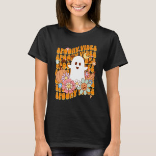 T-shirt Vibes éffrayantes Funny Halloween Super Vintage Au