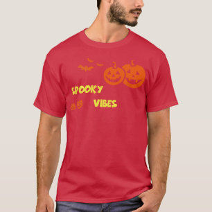 T-shirt Vibes éffrayantes Funny Halloween Tee Horreur sorc