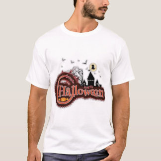T-shirt Vibes éffrayantes : Haunting Halloween Tee"