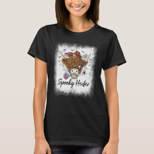 T-shirt Vibes Éffrayantes Heifer Éffrayantes blanchies Hal