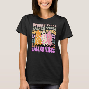 T-shirt Vibes Éffrayantes rétro Super mignonnes Filles Fan