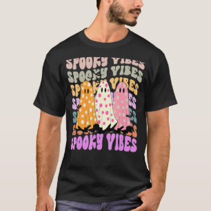 T-shirt Vibes Éffrayantes rétro Super mignonnes Filles Fan
