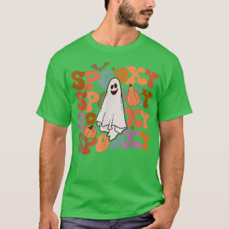 T-shirt Vibes Éffrayantes super Fantôme Floral Vintage Hip