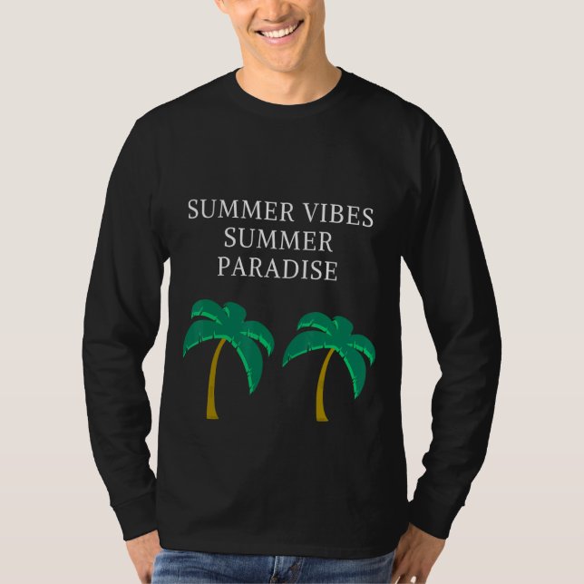 T-shirt Vibes été Paradis d'été (Devant)