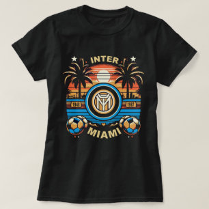 T-shirt Vibes Football de Miami Beach : Célébrer Inter Mia