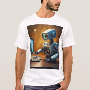 T-shirt Vibes Futuristes • Conception de Robot • Inspiré