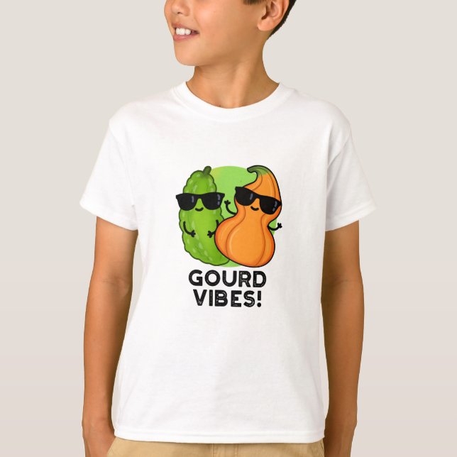 T-shirt Vibes Gourdes Funny Veggie Pun (Devant)