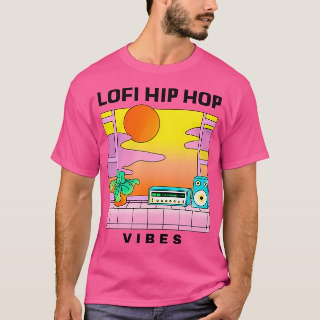 T-shirt Vibes Hip hop Lofi - Une Chemise Pour Étudier Ou S (Devant)