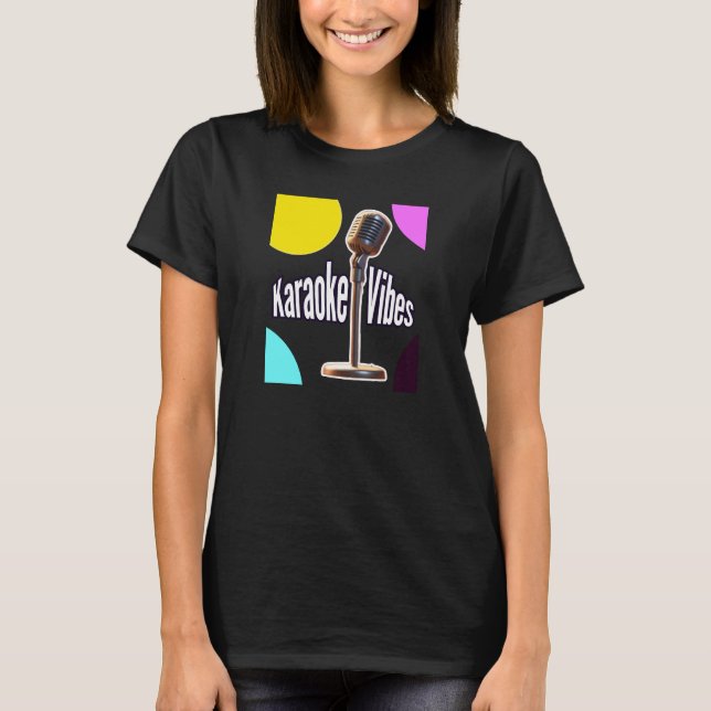 T-shirt Vibes Karaoke (Devant)