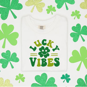 T-shirt Vibes Lucky Four Leaf Clover