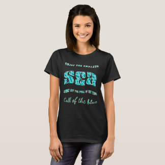 T-shirt Vibes maritimes sans fin Typographie océanique T-s